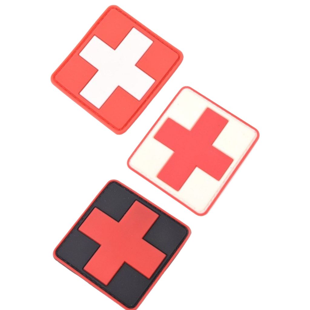 Patch Emborrachado Velcro Medico Primeiros Socorros Samu + Chaveiro Exclusivo