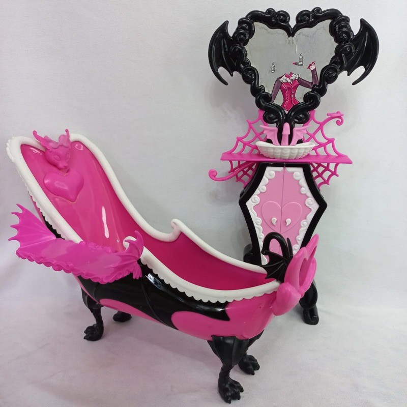 Monster High Playset Draculaura Powder Room | Shopee Brasil