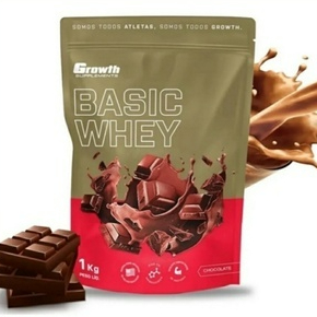 Whey Protein – Whey Protein Growth 1kg, Whey Da Growth Sabor Natural e Chocolate Original