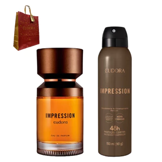 Presente Eudora Impression Perfume 100ml + Desodorante Aerosol 150ml
