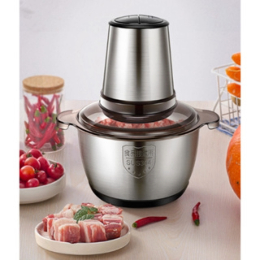 Moedor Picador De AlimentosTriturador De Carne Mixer Elétrica