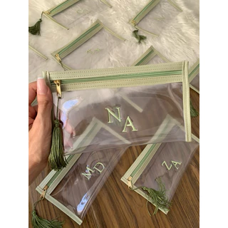 Necessaire Carteira Lembrancinha Transparente Personalizada