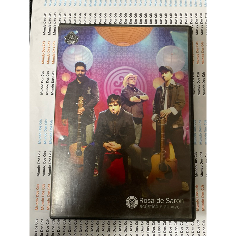 Dvd Rosa de Saron - Acústico Ao Vivo | Shopee Brasil
