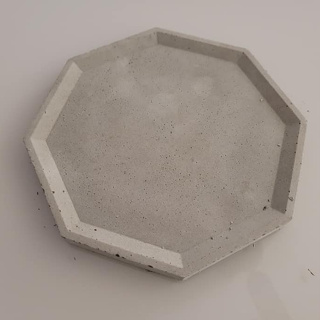 Base Prato Octogonal Para Vasos Plantas 19 Cm Tk MALEOGA