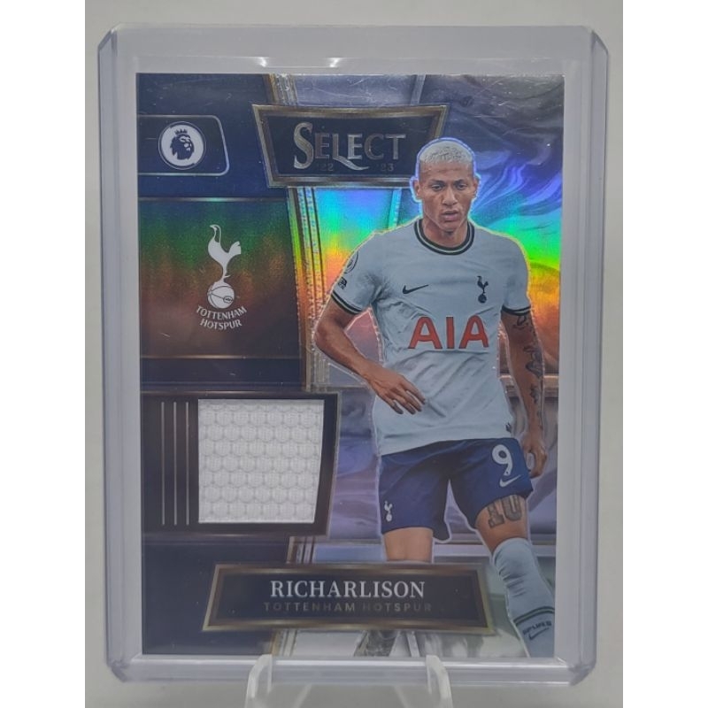 トッテナムリシャルリソン Card Richarlison 2022-23 Panini Select EPL Patch Silver Prizm