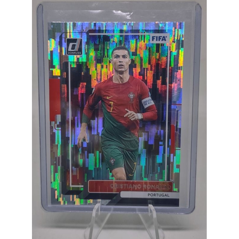 Card Cristiano Ronaldo 202223 Panini Donruss FIFA World Cup Silver