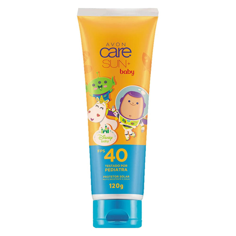 Protetor Solar Baby Care Sun+ FPS 40 Avon - 120g (Infantil - para bebês ...