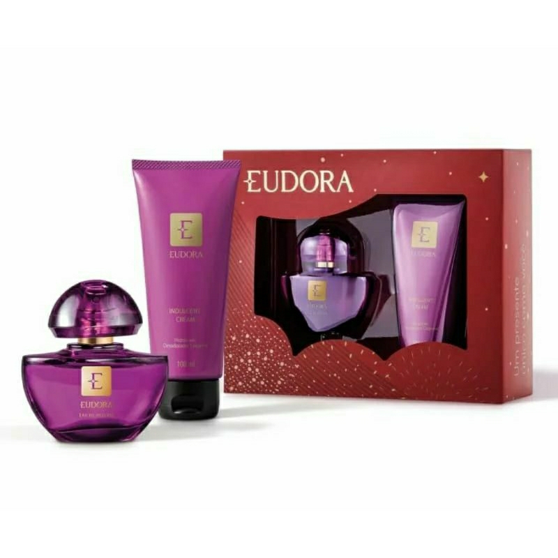 PERFUME EUDORA ROXO MINIATURA (KIT PRESENTE) - EUDORA | Shopee Brasil