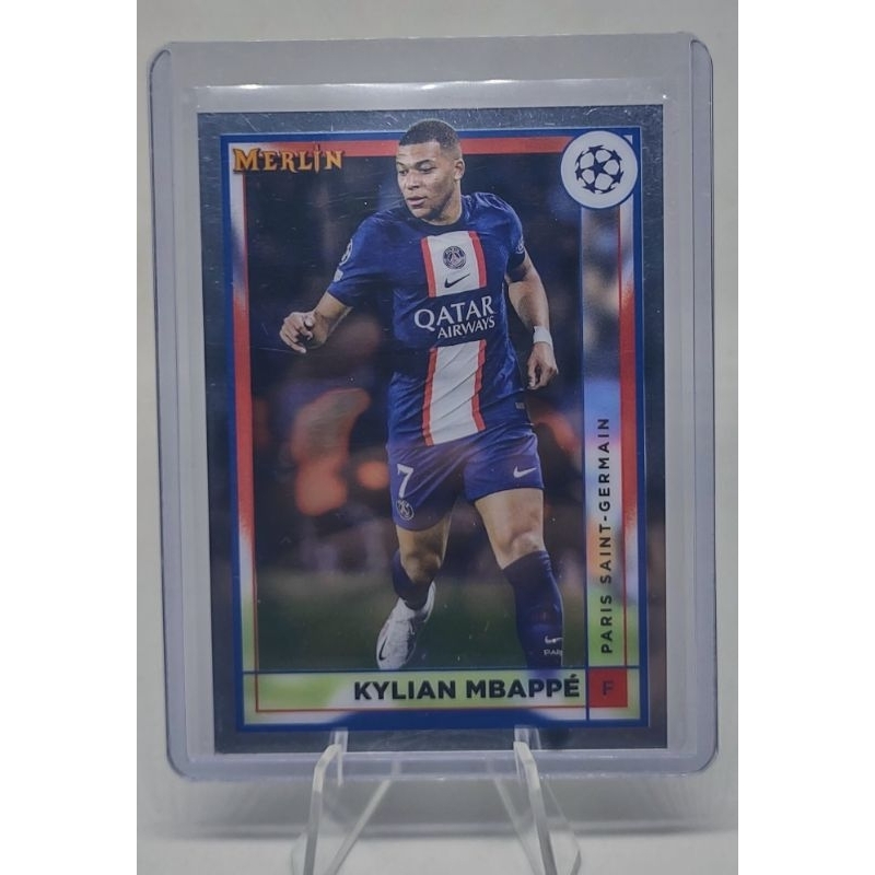 Card Kylian Mbappe 2022-23 Topps Chrome Merlin UEFA | Shopee Brasil