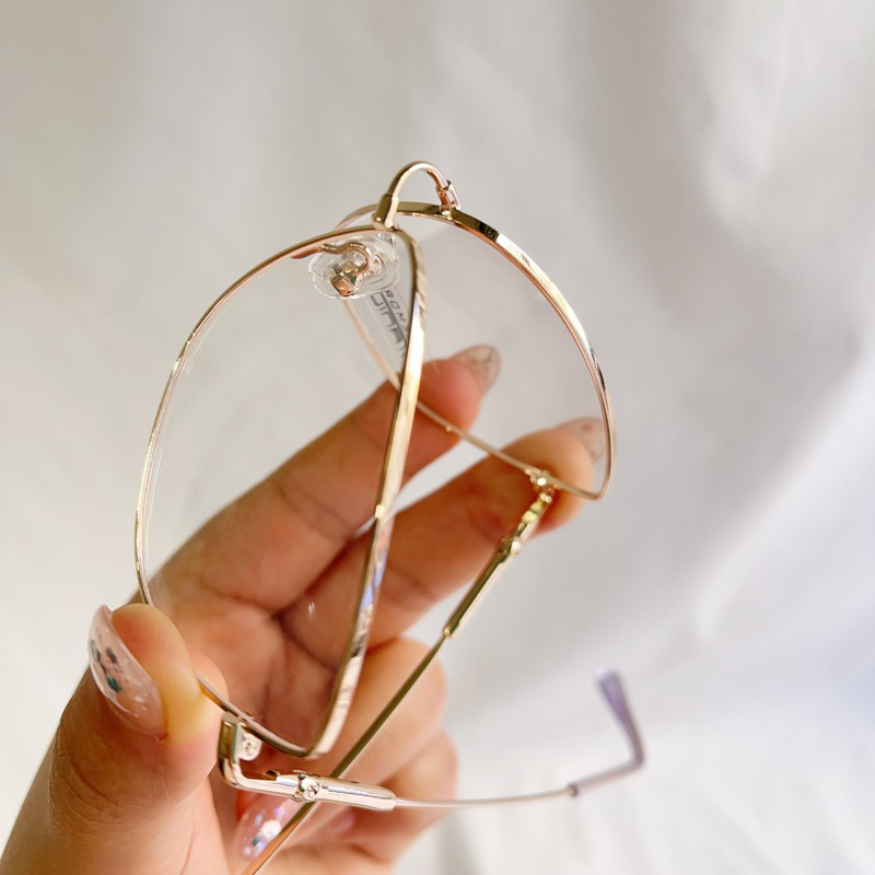 Armação de óculos Feminino Titânio Lançamento / Flexível 0g/ Resistente dobra 50021