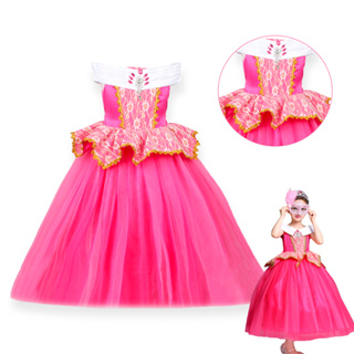 Vestido Infantil Princesa Aurora