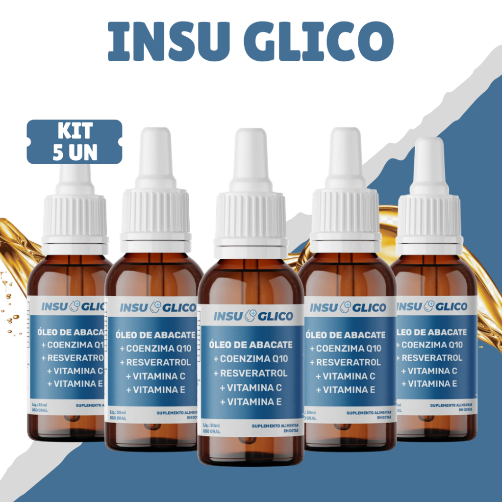 5 Insu Glico Original 30ML Super Oferta | Shopee Brasil