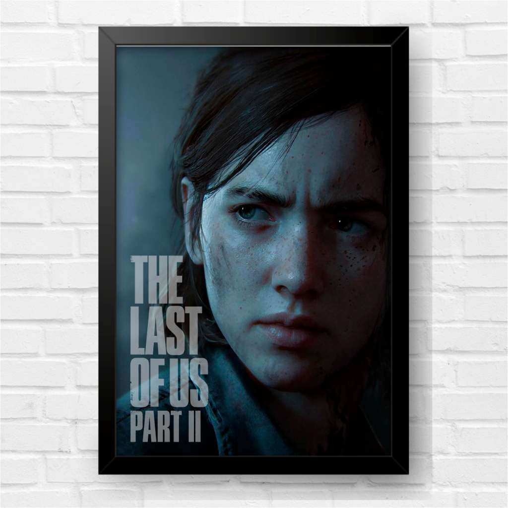 Quadro decorativo The last of us com acetato - Joel, Ellie, Coleção, game, geek, nerd, anime, filme, presente #1