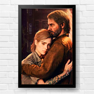 Quadro decorativo The last of us com acetato - Joel, Ellie, Coleção, game, geek, nerd, anime, filme, presente #2