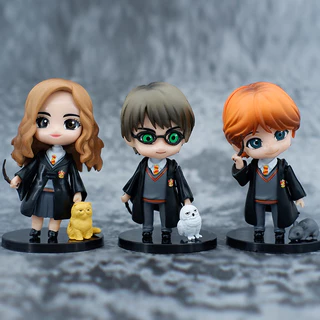 Boneco colecionável Harry Potter Hermione Rony Draco Malfoy Severus Snape Dumbledore Voldemort Action Figure