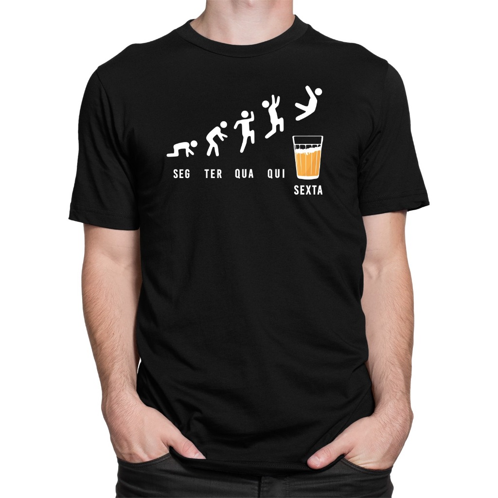 Camiseta Sextou Cerveja Camisa Masculina Frases Engraçadas Adega