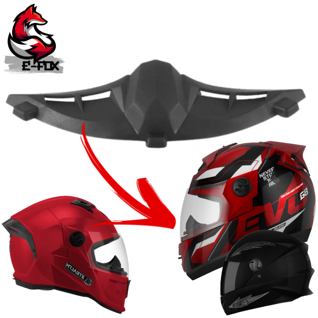 NARIGUEIRA PARA CAPACETE PRO TORK EVOLUTION G6 G7 G8 STEALTH NEW ...