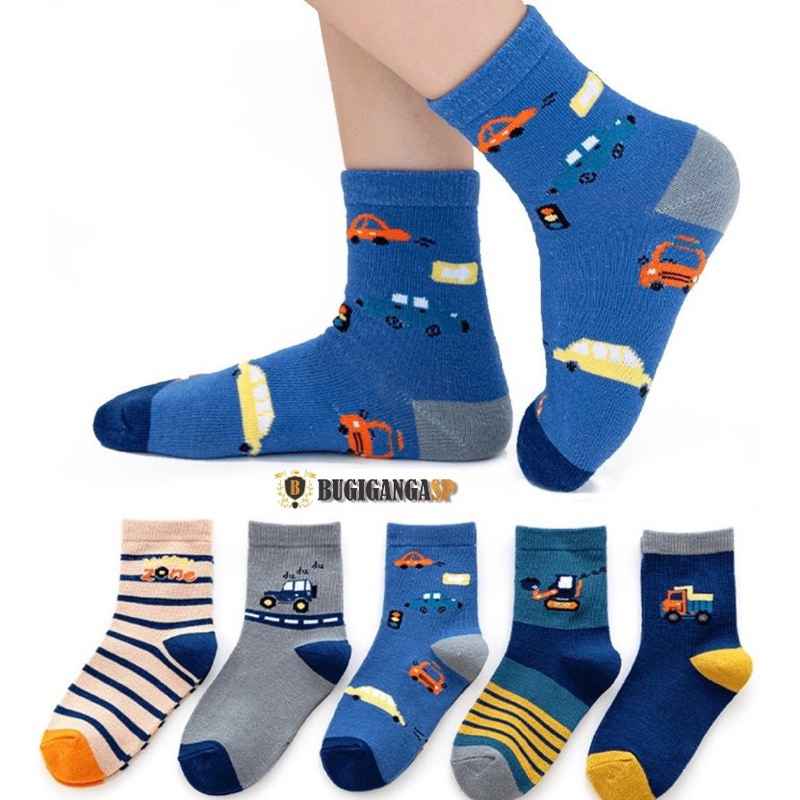 Kit 24 Pares Meias Infantil masculino Varejo Lançamento Promoção Estampada Meia Menino Bebê Criança masculino