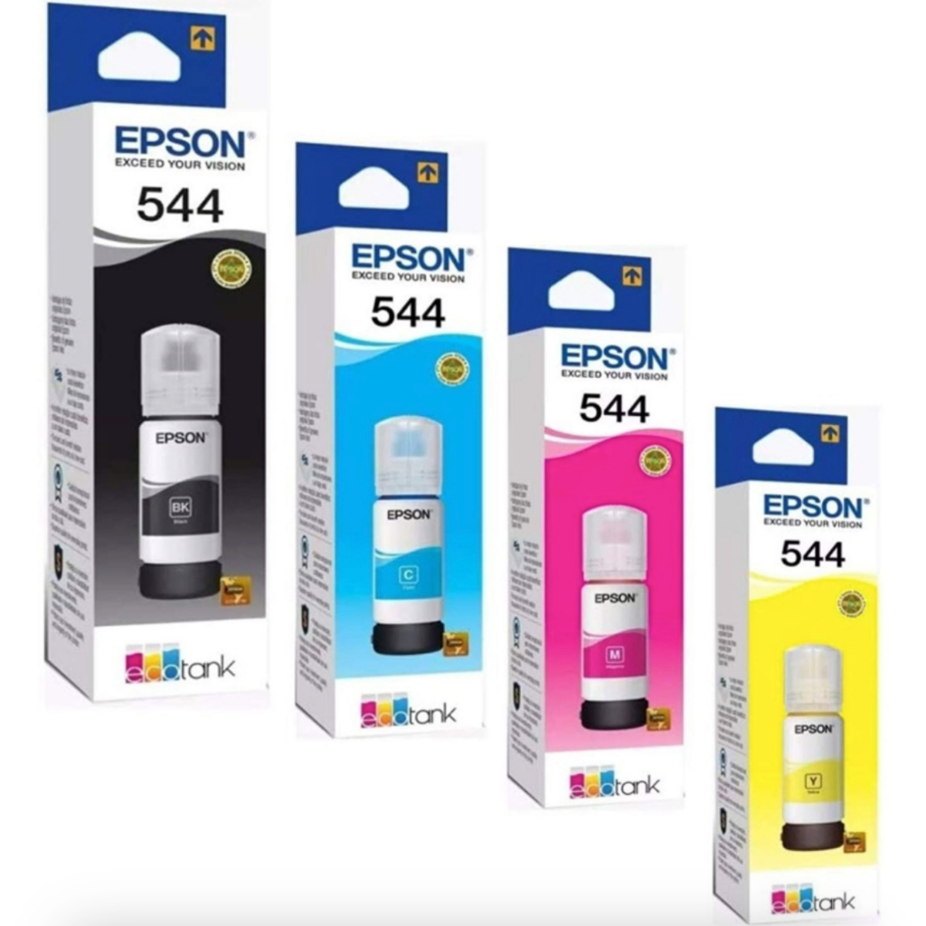 Kit 4 Tintas Original Epson T544 L1110 L3110 L3150 L3160 L3210 L3250 L5190 Shopee Brasil 9952