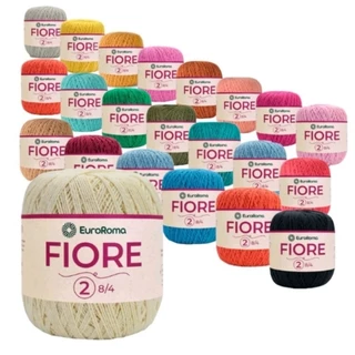 Linha Fiore da Euroroma (Mesma espessura Anne) n°2 - 500m - Crochê / Vestuário/ Tricô / Amigurumi em Oferta na Shopee