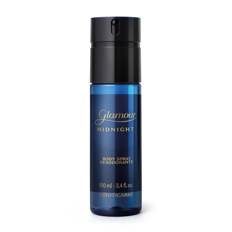 Body Spray Desodorante Glamour Midnight 100ml O Boticário