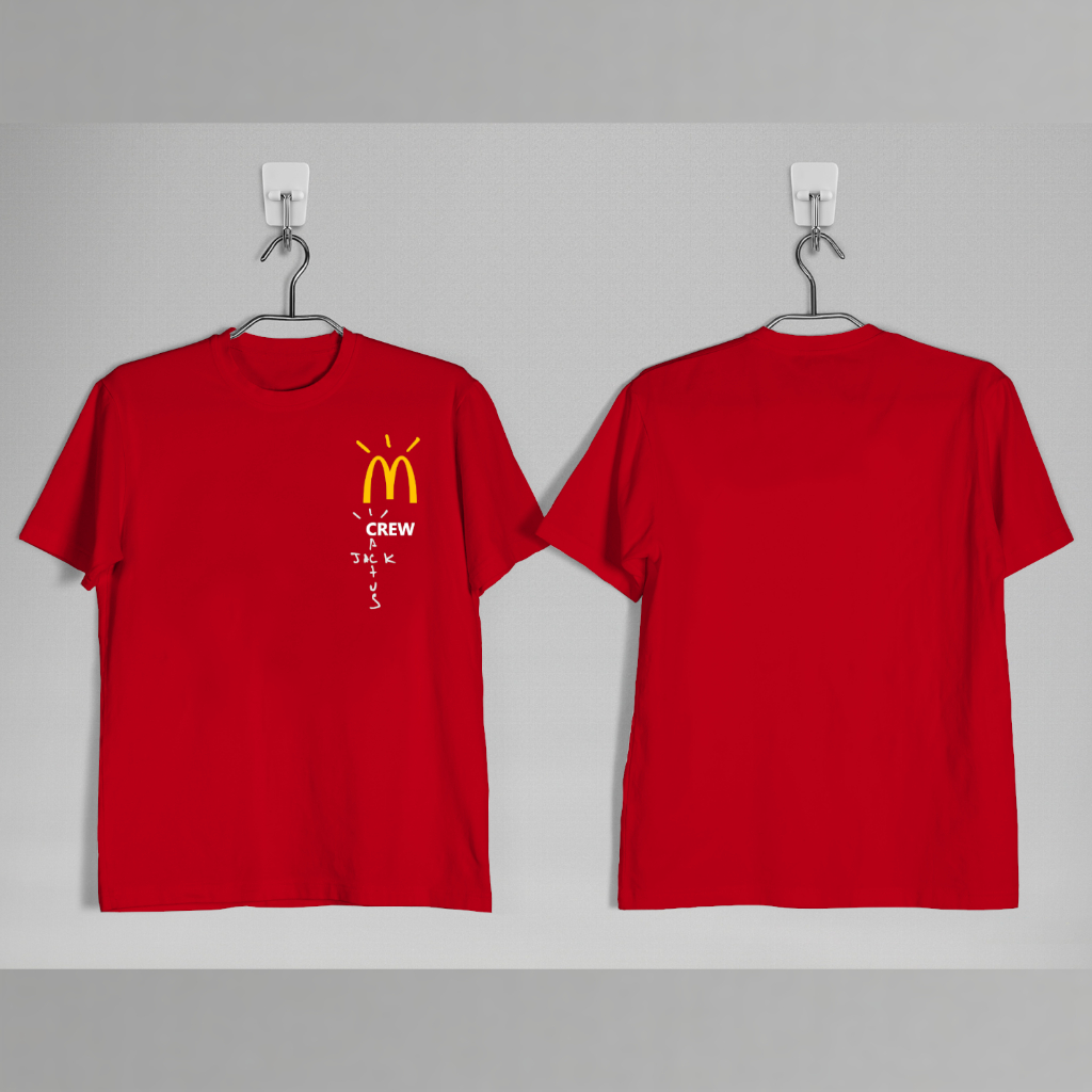 Camiseta Cactus Jack x Mc Donalds x Travis Scott streetwear