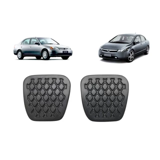 Capa Borracha Pedal Honda Civic Manual (freio/embreagem)