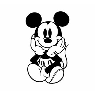 Adesivo Mickey Mouse Sentado DISNEY