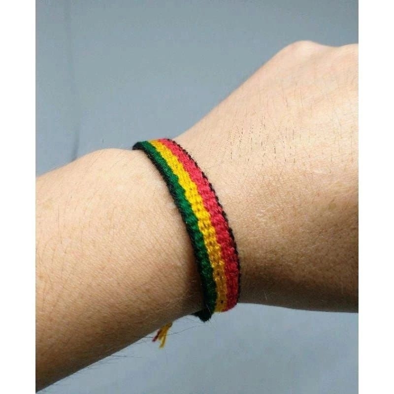 Pulseira do Reggae Fininha Bob Marley Jamaica Amizade 1 Unidade ...