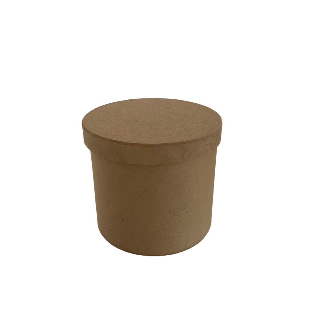 Caixa redonda alta com tampa MDF cru 15x16cm | Shopee Brasil
