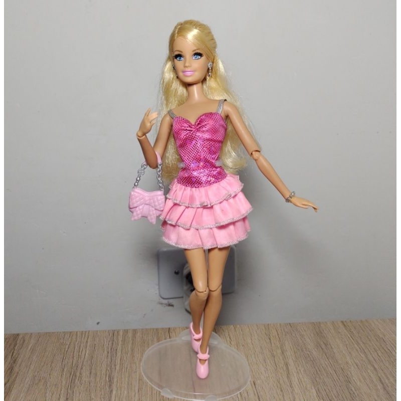 Barbie Doll Blonde Blue Eyes 2009 Mattel Indonesia Boneca Bailarina Sparkle