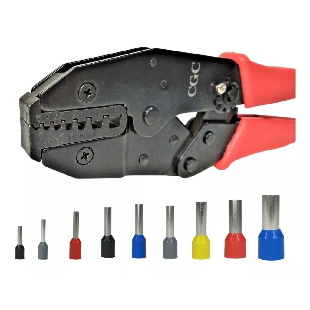 Alicate Crimpar Terminais Tubular Ilhós 0,5 À 16mm 336e2
