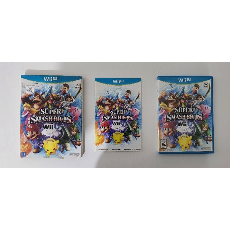 Super Smash Bros original Nintendo Wii U em Mídia Física | Shopee Brasil