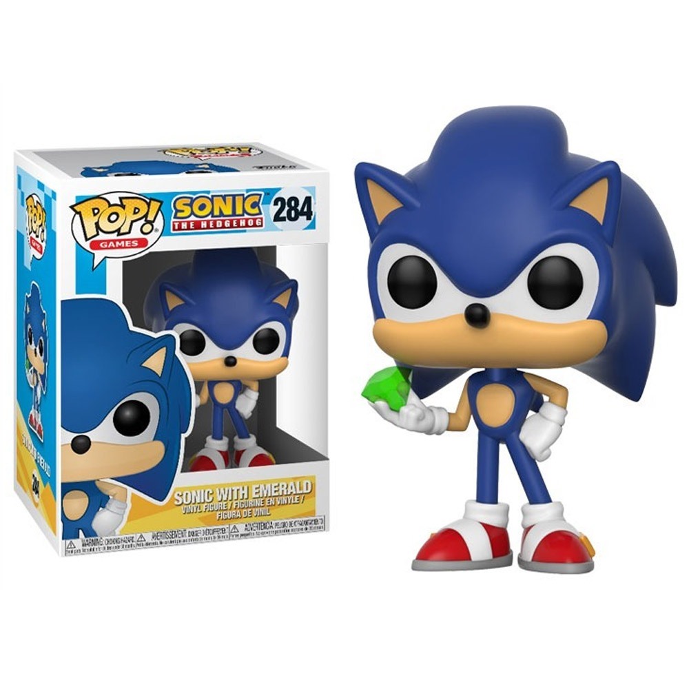 Funko - Sonic With Emerald 284 - Sonic The Hedgehog