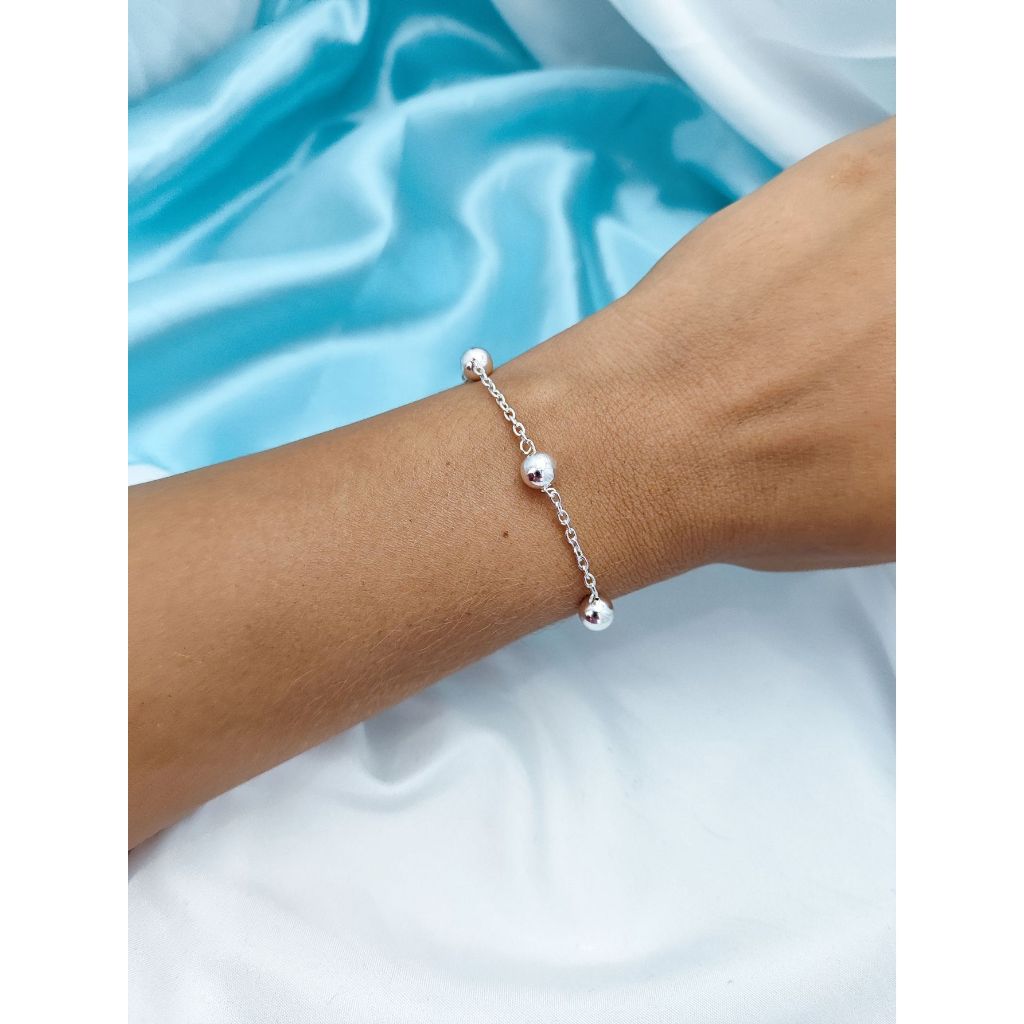 Pulseira Prata 925 Original - Bolas 7mm