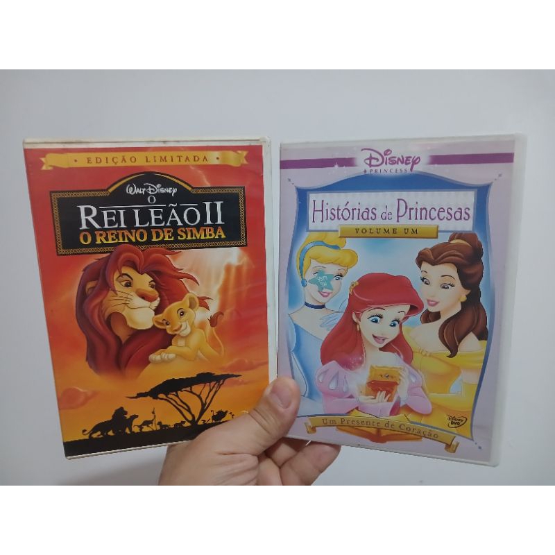 DVDS Originais Disney Histórias de Princesas O Rei Leão 2 | Shopee Brasil