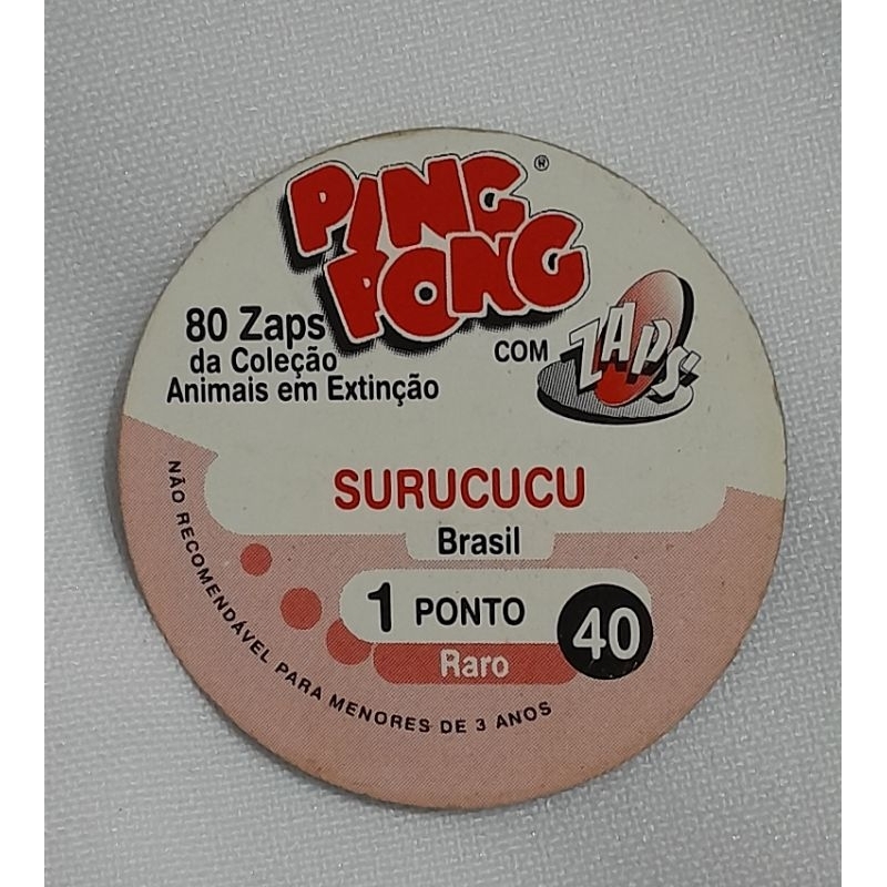 たくちん Tazo nº 40 - Surucucu - Ping Pong | Shopee Brasil