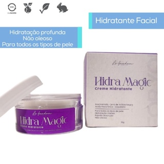 Hidratante Facial - Ácido hialurônico e Extrato de Acácia Negra