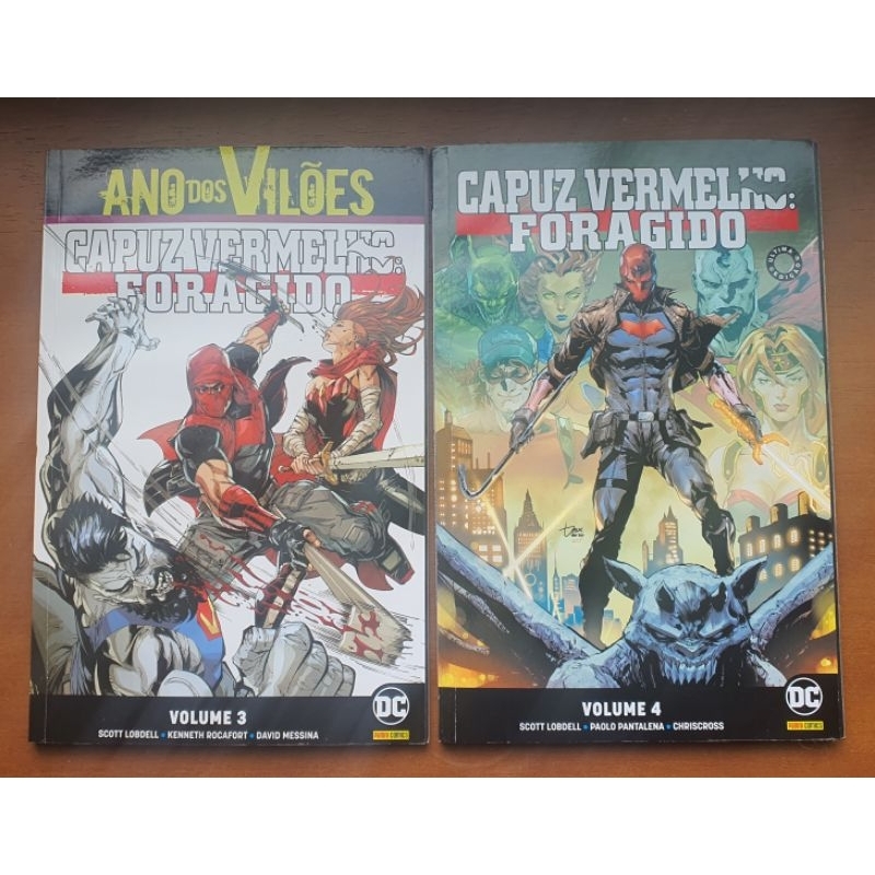 Capuz Vermelho Foragido Completo 4 volumes | Shopee Brasil