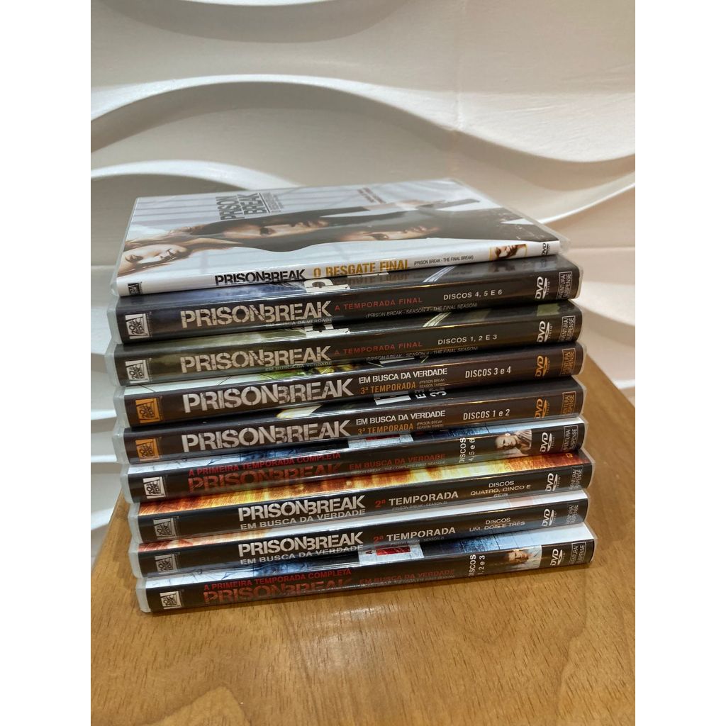 Box DVD Prison Break- A coleção completa incluindo O resgate