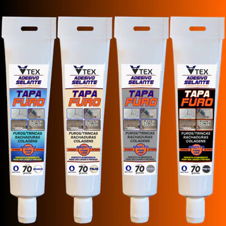 Kit 3 Tapa Furo de Parede Prego Rachadura Buraco CORES DISPONIVEIS: BRANCO, PALHA, CINZA E PRETO