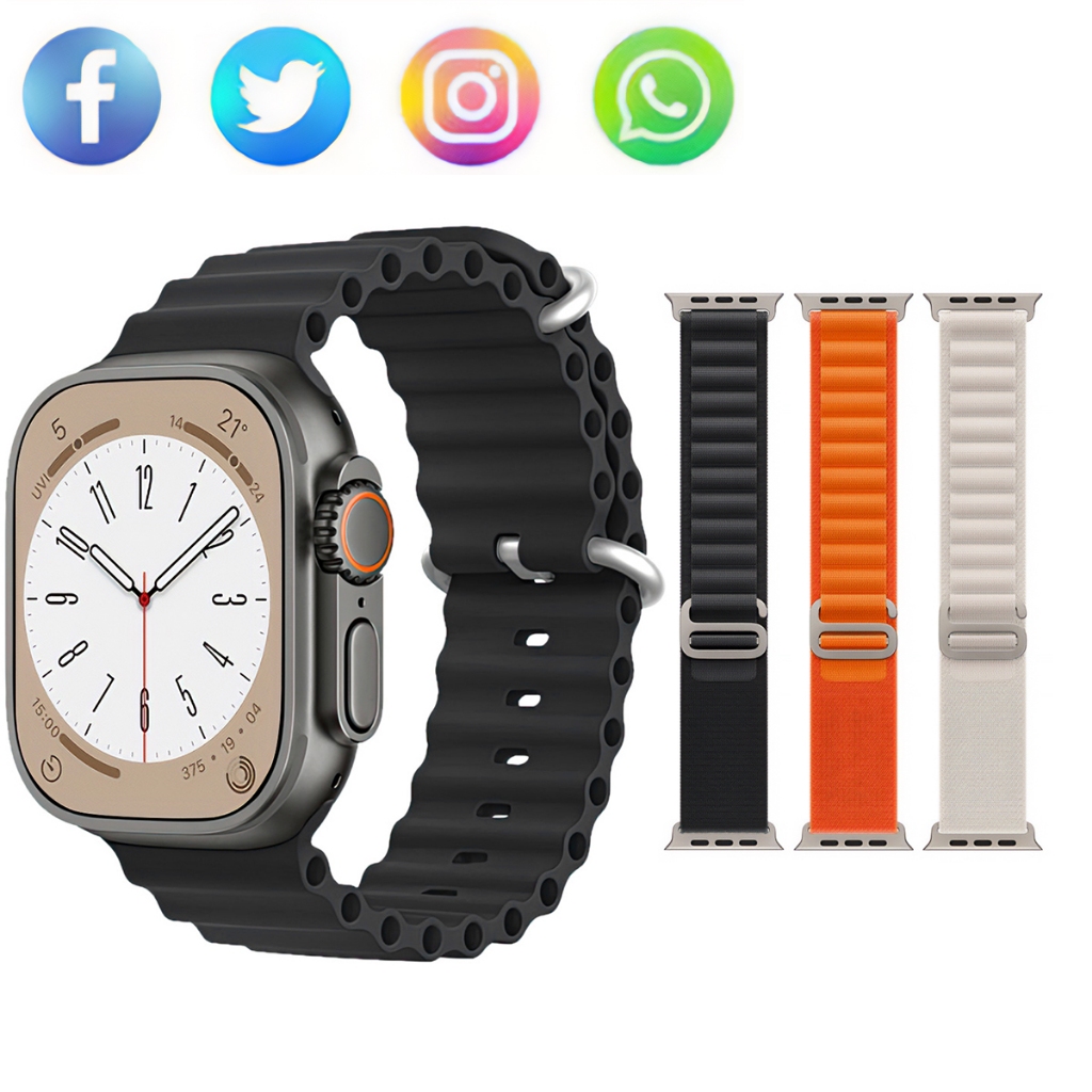 C900 Ultra Nova Série 9 Smart Watch 2.09 Inch HD 49mm Bluetooth Com Calculadora Carregamento Sem Fio Para Homens E Mulheres