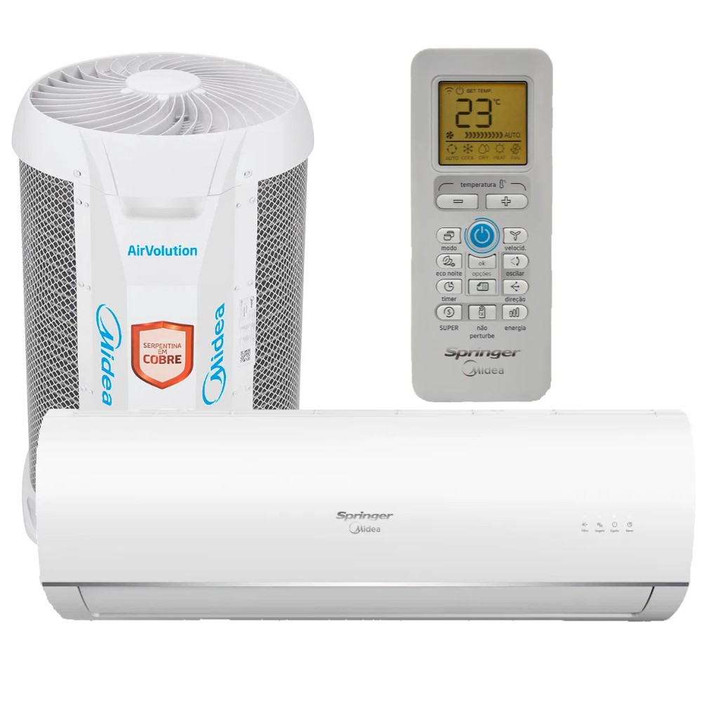 Imagem do produto Ar Condicionado Split Midea AirVolution 9000Btus Quente / Frio 220V