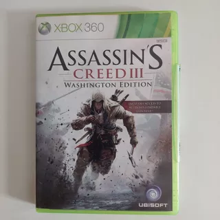 Assassins Creed 3 Washington Edition Original Xbox 360