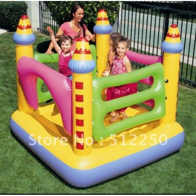 Castelo Big pula pula Inflável 1,83X1,83X1,68cm | Shopee Brasil