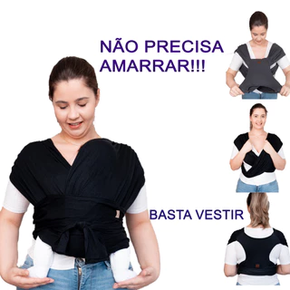 SLING DE VESTIR, LITTLE BENI, CANGURU CARREGADOR DE BEBÊ, WRAP SLING em Oferta na Shopee
