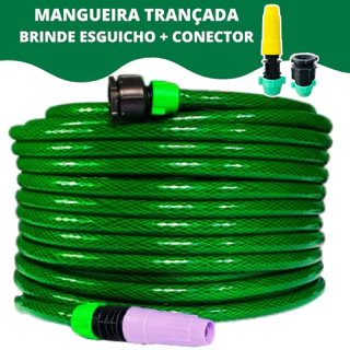 Mangueira De Jardim 10 à 50 Metros Reforçada Trançada Completa