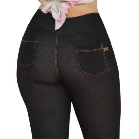 Calça Legging Jeans Plus Size Legue Tipo Jeans Jeans Ane CalÃ§a