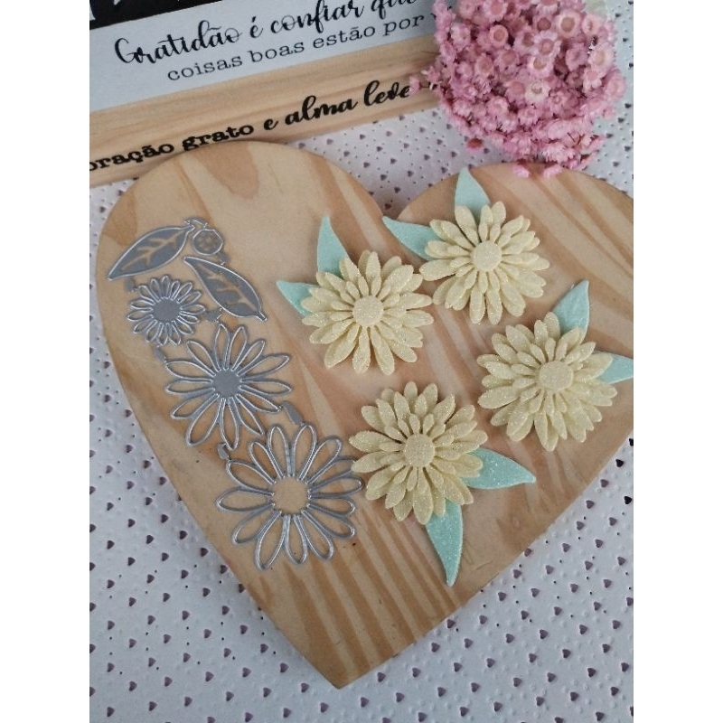 Faca Faquinha de corte e relevo Flor Margarida | Shopee Brasil