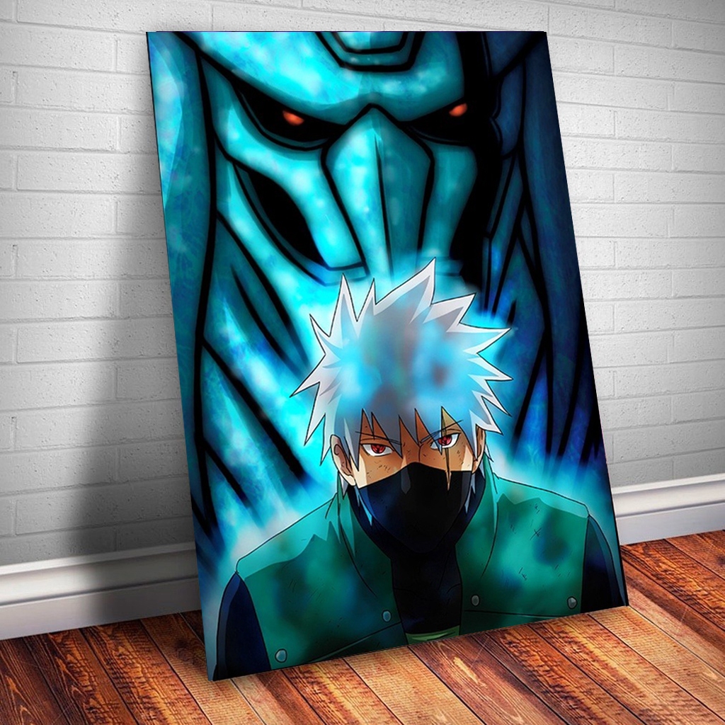 Quadro Decorativo 1 Peça Anime Desenho Naruto Kakashi Hatake Sensei |  Shopee Brasil